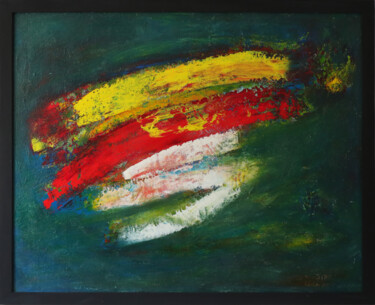 Malerei mit dem Titel "Colorful Abstract P…" von Lora Pavlova, Original-Kunstwerk, Öl