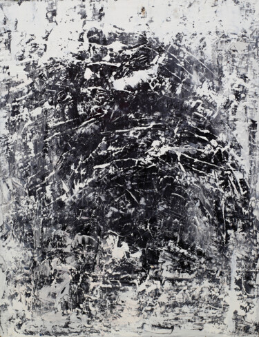 Картина под названием "Modern monochrome b…" - Lora Pavlova, Подлинное произведение искусства, Масло