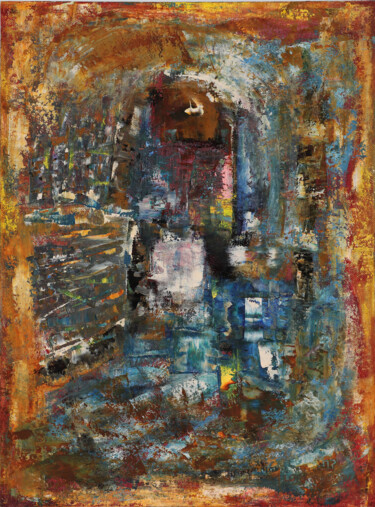 Peinture intitulée "11-I-20 Abstract ar…" par Lora Pavlova, Œuvre d'art originale, Huile