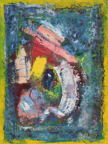 Painting titled "12-I-20 Abstrakt Ar…" by Lora Pavlova, Original Artwork, Oil