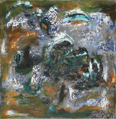 Painting titled "20-i-24 Sea abstrac…" by Lora Pavlova, Original Artwork, Oil