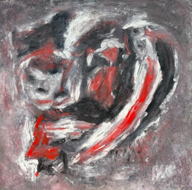 Pintura intitulada "Crime and Punishmen…" por Lora Pavlova, Obras de arte originais, Óleo