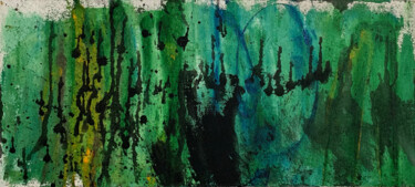 Malerei mit dem Titel "BLACK RAIN -2" von Lora Pavlova, Original-Kunstwerk, Acryl