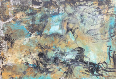 Картина под названием "The chase" - Lora Pavlova, Подлинное произведение искусства, Масло