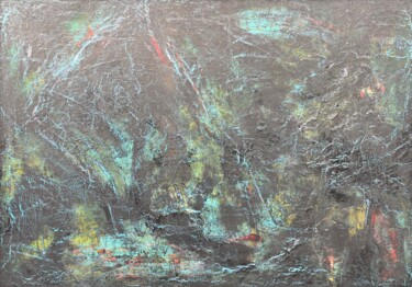 Картина под названием "Storm" - Lora Pavlova, Подлинное произведение искусства, Масло