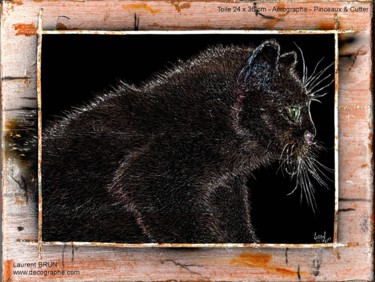 Chat Cutter 36x24 cm ©29-0 par LoraN