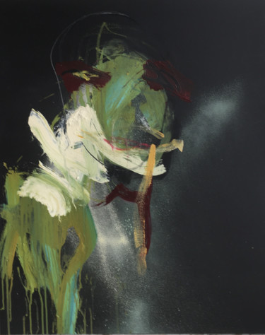 Pittura intitolato "Mes voix off" da Loran Guillot, Opera d'arte originale, Acrilico