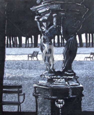 Peinture intitulée "" LA WALLACE"" par Carlo Maiolini, Œuvre d'art originale