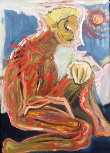 Peinture intitulée "impression" par Lorca Maubourguet, Œuvre d'art originale, Huile