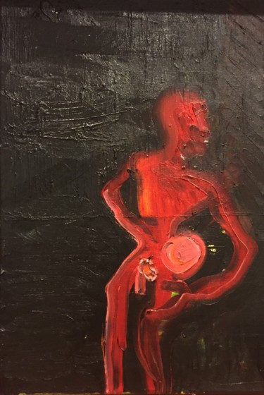 Peinture intitulée "Adam" par Lorca Maubourguet, Œuvre d'art originale, Huile
