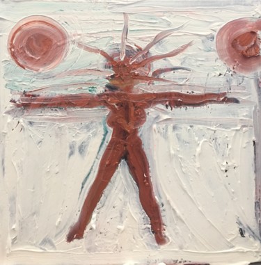 Peinture intitulée "Equilibre" par Lorca Maubourguet, Œuvre d'art originale, Huile
