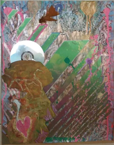 Pittura intitolato "Pregnant Woman" da Lord Faz, Opera d'arte originale, Collages