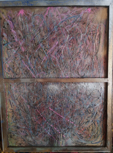 Painting titled "The Forest" by Lord Faz, Original Artwork, Marker Mounted on Wood Stretcher frame