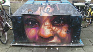 Photographie intitulée "Graffiti in Rotterd…" par Lord Faz, Œuvre d'art originale, Photographie non manipulée