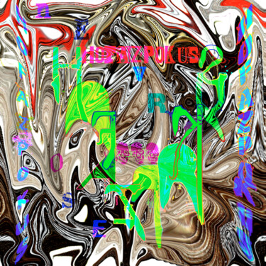Digitale Kunst mit dem Titel "Nevrose" von Lord Faz, Original-Kunstwerk, Digitale Malerei