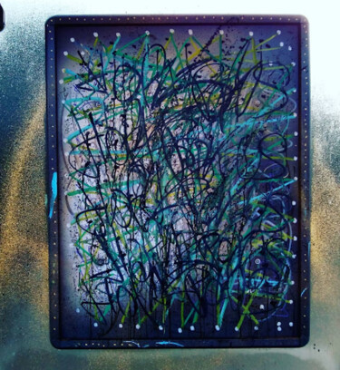 Peinture intitulée "Bus Stop N°03" par Lord Faz, Œuvre d'art originale, Bombe aérosol
