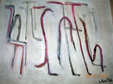Painting titled "Mostra_8" by Laura Parrinello, Original Artwork