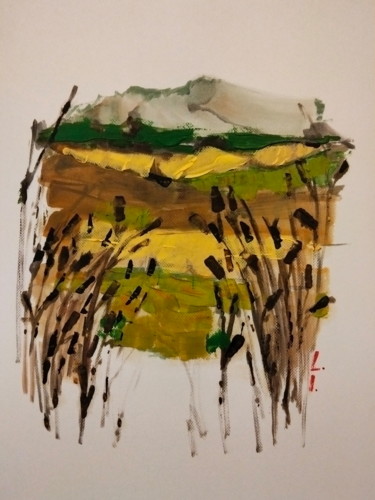 Pittura intitolato "Landscape1" da Lorena Iavorschi, Opera d'arte originale, Olio