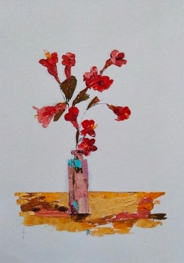 Peinture intitulée "red" par Lorena Iavorschi, Œuvre d'art originale, Huile
