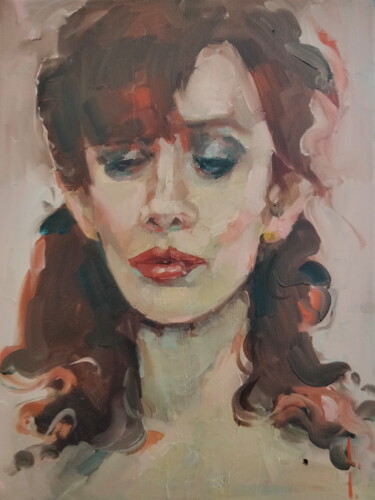 Painting titled "Lola" by Lorena Iavorschi, Original Artwork, Oil