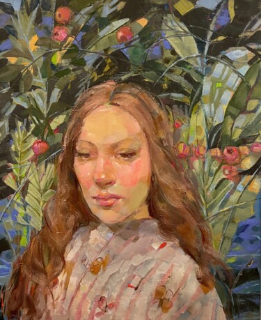 Pintura intitulada "Spring and dreams" por Lorena Iavorschi, Obras de arte originais, Óleo