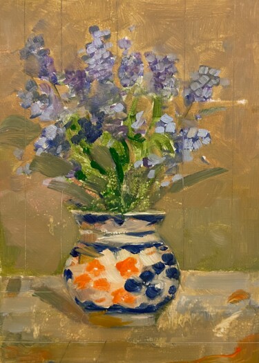 Malerei mit dem Titel "Spring again" von Lorena Iavorschi, Original-Kunstwerk, Öl