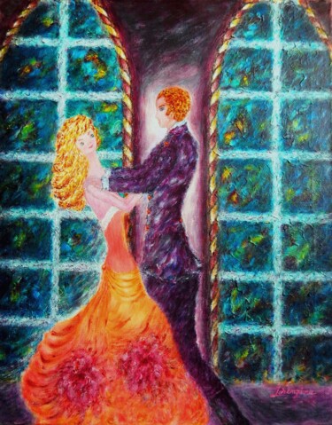 Painting titled "Keep Me in Your Hea…" by Lorenzina B, Original Artwork, Acrylic