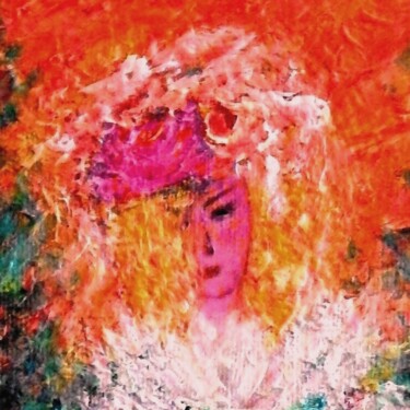 Malerei mit dem Titel "Suave Being" von Lorenzina B, Original-Kunstwerk, Acryl
