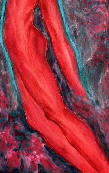 Painting titled "Hands (diptych)_det…" by Lorenzina B, Original Artwork, Acrylic
