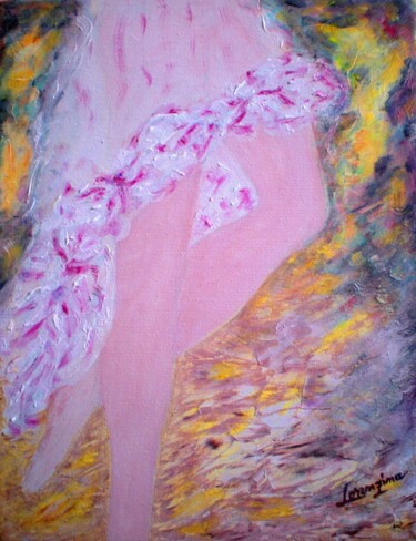 Peinture intitulée "Dance Among Leaves" par Lorenzina B, Œuvre d'art originale, Acrylique