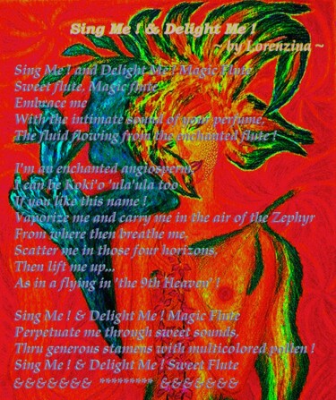 Peinture intitulée "Sing Me ! & Delight…" par Lorenzina B, Œuvre d'art originale, Acrylique
