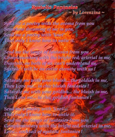 Painting titled "Systolic Fantasies…" by Lorenzina B, Original Artwork, Pastel