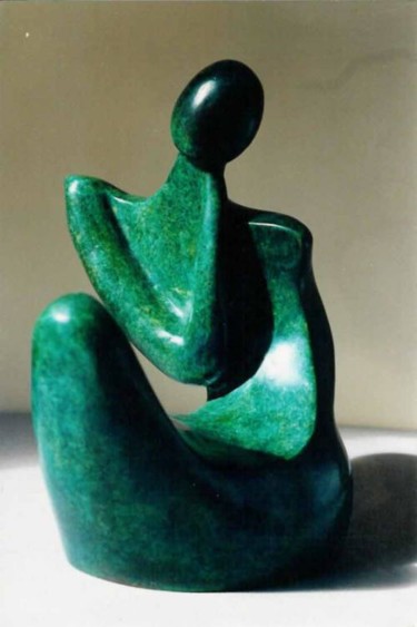 Sculptuur getiteld "Le doute" door Josie Lorente Achache, Origineel Kunstwerk