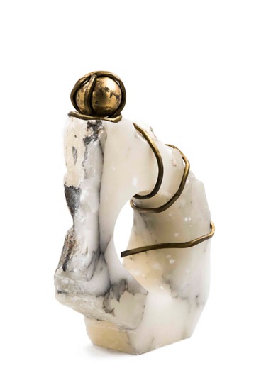Скульптура под названием "TEMPLUM DEITATIS ES…" - Lorenza Cavalli, Подлинное произведение искусства, Камень