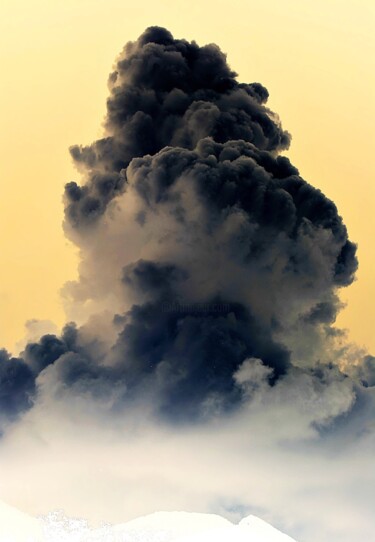 Photography titled "nuvola in negativo" by Lorenzo Corti, Original Artwork, Digital Photography