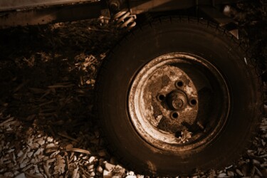 Fotografia intitolato "ruota" da Lorenzo Corti, Opera d'arte originale, Fotografia digitale
