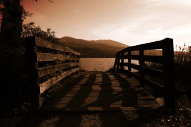 Photography titled "ponte in legno" by Lorenzo Corti, Original Artwork, Digital Photography
