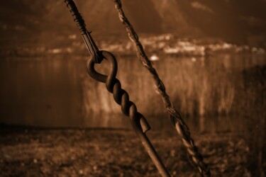 Fotografia intitolato "cavi in metallo" da Lorenzo Corti, Opera d'arte originale, Fotografia digitale