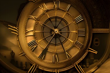 Arte digitale intitolato "tempo d'oro" da Lorenzo Corti, Opera d'arte originale, Immagine generata dall'IA