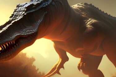 Digital Arts titled "dinosauro" by Lorenzo Corti, Original Artwork, AI generated image