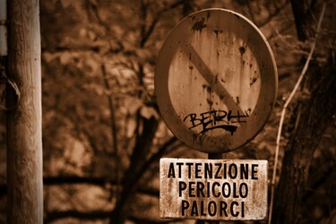 Фотография под названием "vecchio cartello2" - Lorenzo Corti, Подлинное произведение искусства, Цифровая фотография