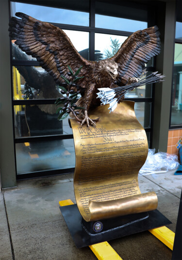 Skulptur mit dem Titel "Presidential Americ…" von Lorenzo Ghiglieri, Original-Kunstwerk, Bronze