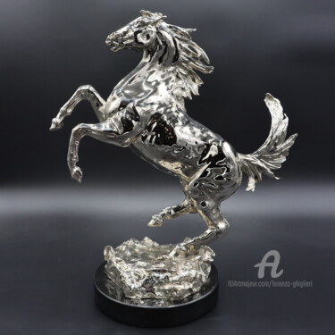 Sculpture titled "Supercharged" by Lorenzo Ghiglieri, Original Artwork, Bronze