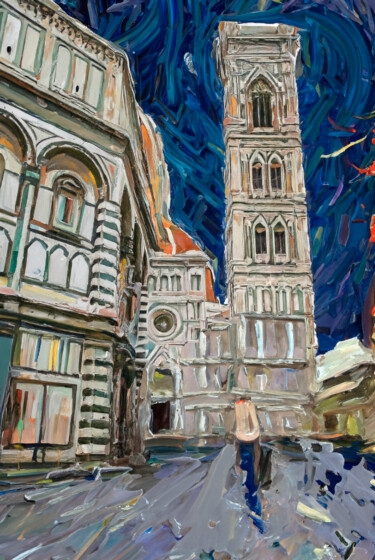Художественная композиция под названием "F-LORENCE" - Lorenzo Pittau, Подлинное произведение искусства, Столовое искусство
