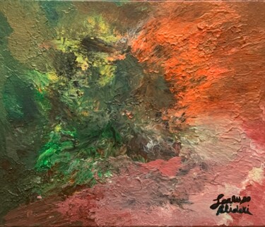 Картина под названием "Passion Fruit" - Lorenzo Polidori, Подлинное произведение искусства, Акрил Установлен на Деревянная р…