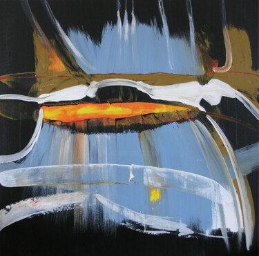 Pintura titulada "Inception" por Loretta Kaltenhauser, Obra de arte original, Acrílico Montado en Bastidor de camilla de mad…