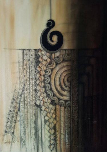 Cultural Harvest 4 Painting titled "Cultural Harvest 4" by Reynolds, Original Art, Acrylic Mounted on Stretcher frame