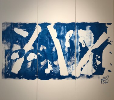 Ghiaccio in città Pintura titulada "Ghiaccio in città" por Valter Vari, Obra de arte original, Acrílico