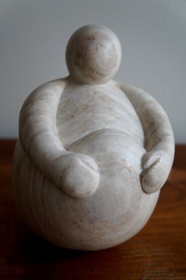 Скульптура под названием "Bidon" - Lorette Perret, Подлинное произведение искусства, Камень