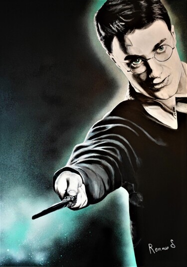 Pintura titulada "HARRY POTTER" por Lorie Renaud, Obra de arte original, Acrílico